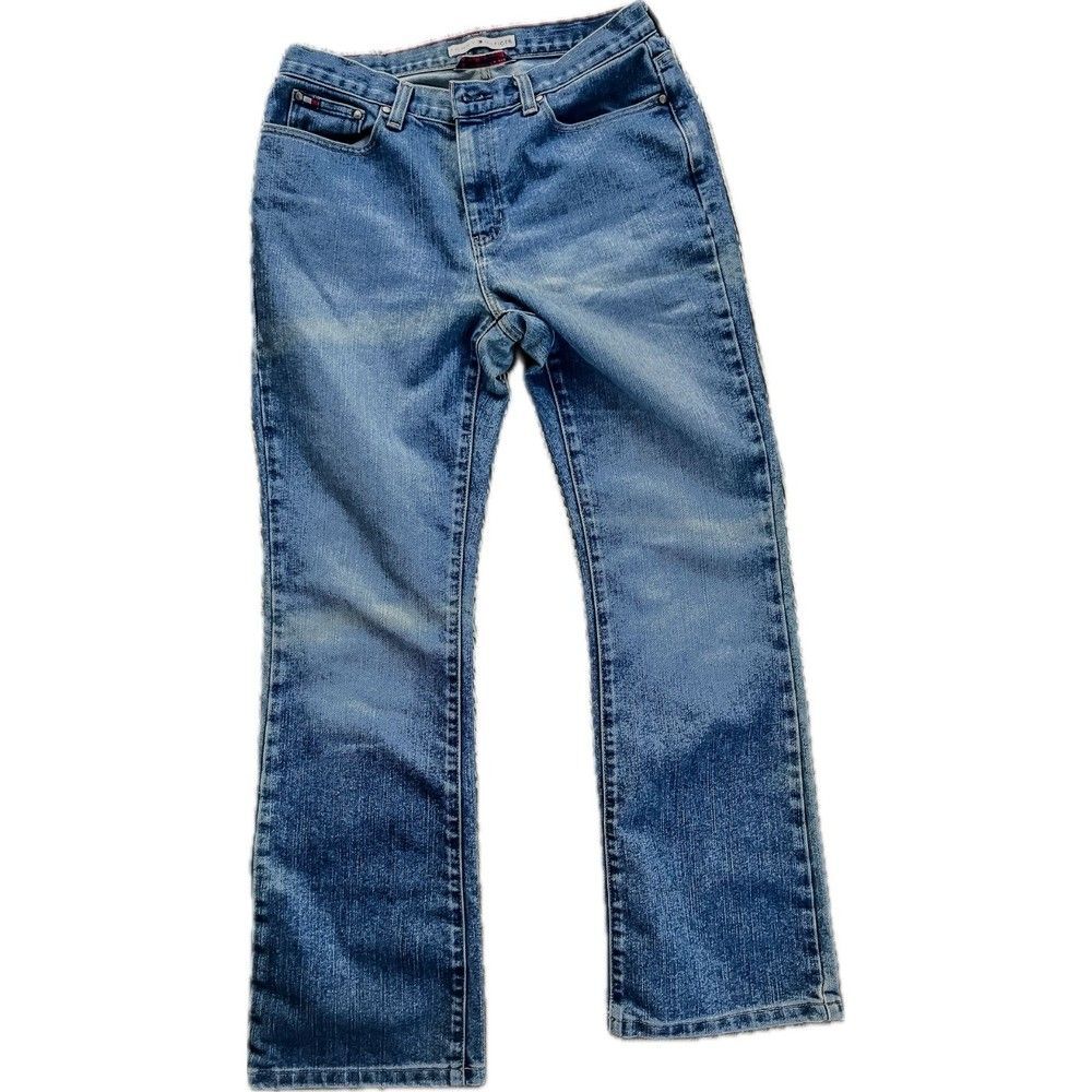 Vintage 2004 Tommy Hilfiger Bootcut Womens Blue Jeans Size 8, 30x40
